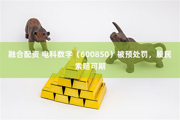 融合配资 电科数字（600850）被预处罚，股民索赔可期